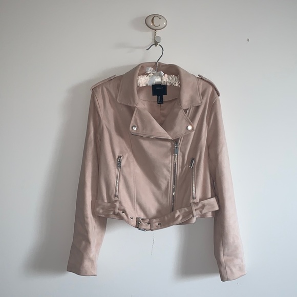 Forever 21 Faux Suede Moto Jacket - Picture 2 of 3
